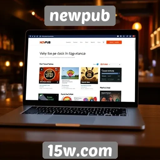 A nova interface do site newpub melhora a experiência do usuário